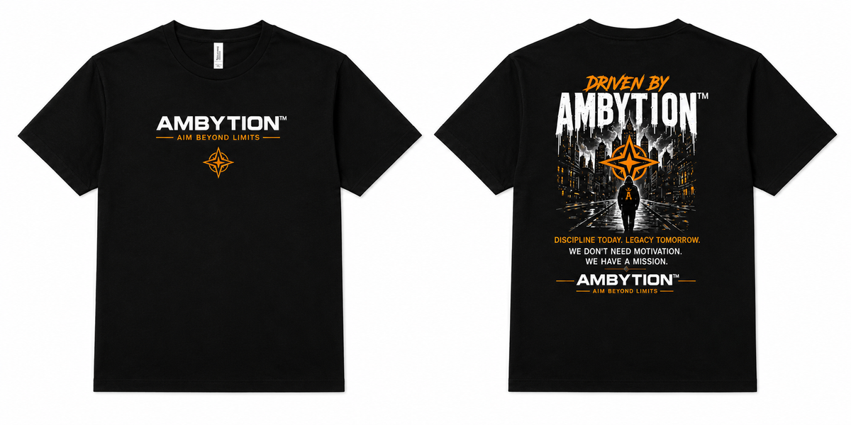 AMBYTION™ Driven By Ambytion Tee – Black
