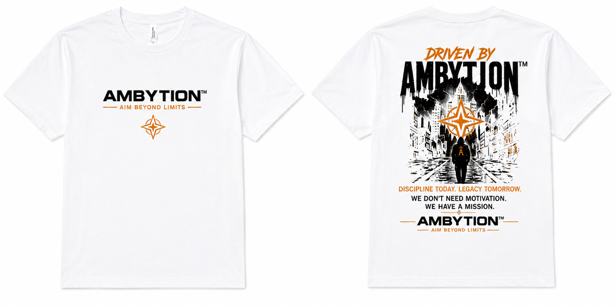 AMBYTION™ Driven By Ambytion Tee – White