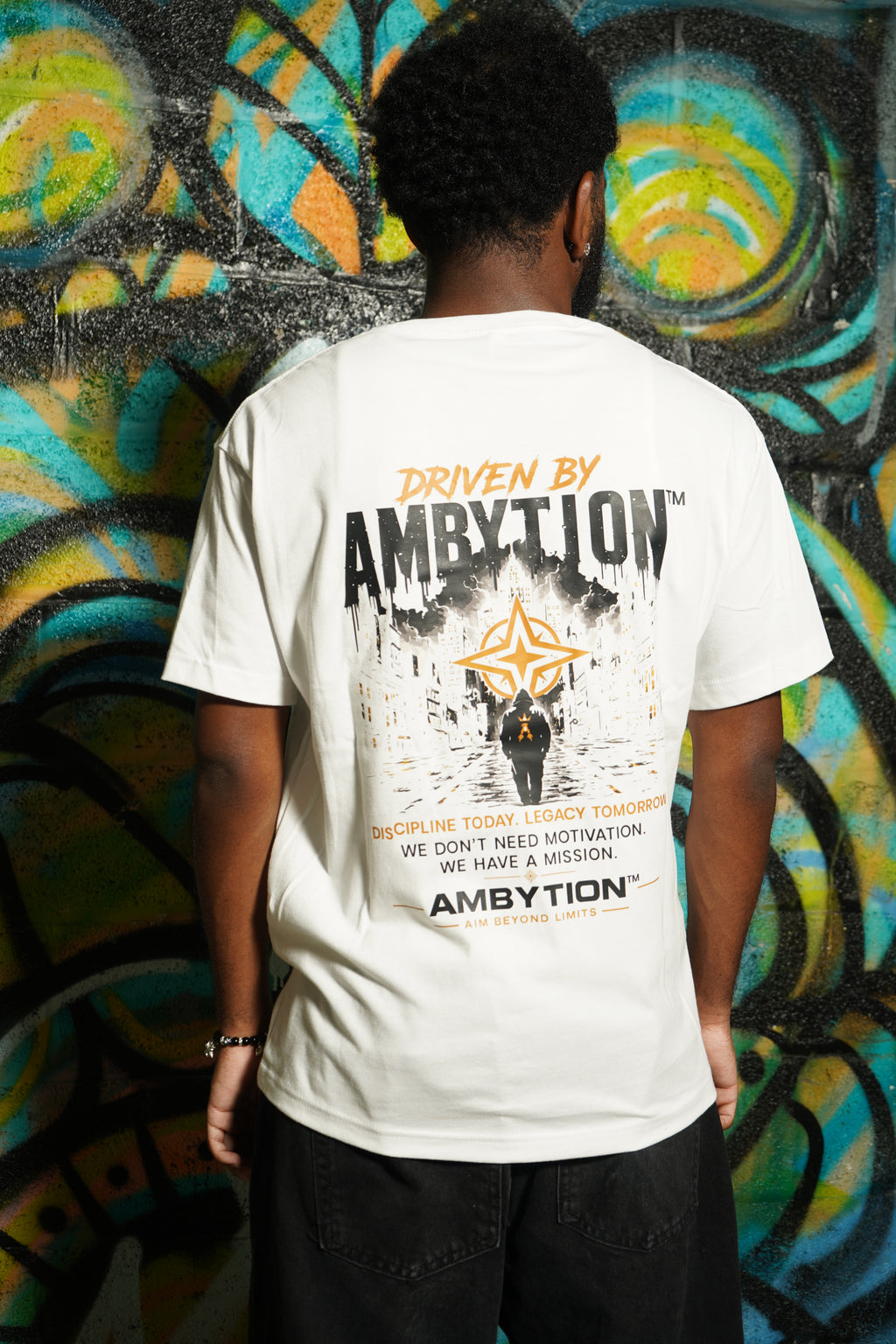 AMBYTION™ Driven By Ambytion Tee – White